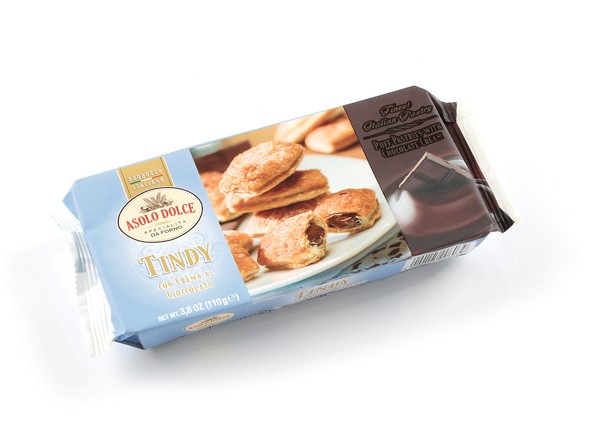 TINDY Cioccolata - pasta sfoglia farcita - 110 g produzione e vendita - TINDY Cioccolata 110 g
