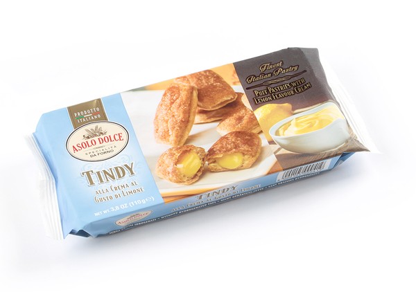 TINDY LIMONE - pasta sfoglia farcita - 110 g produzione e vendita - TINDY LIMONE 110 g