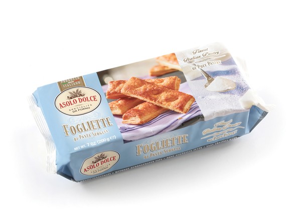 Pasta sfoglia, fogliette dolci, produzione e vendita - fogliette 200gr